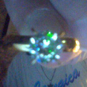 ladies sizes 7-10-11 gold plated cz diamond rings